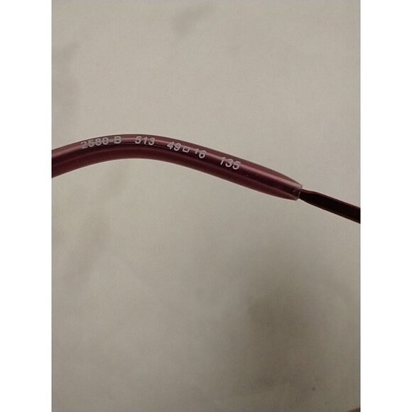 Sferoflex 2580B Designer Eyeglasses Frame 49-16-135 Pink 513 Women's Metal Full - Picture 9 of 12